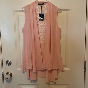 Sleeveless cardigan